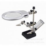 Lupa com suporte de ferro